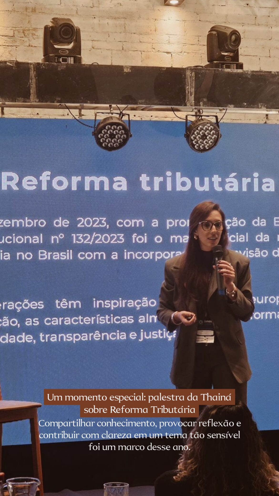 Palestra sobre Reforma Tributária